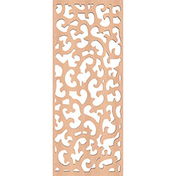 Ekena Millwork - WALWGSL - Grass Lake Decorative Pierced Fretwork Wood Wall Panels