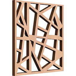 Ekena Millwork - WALWHSB - Harrisburg Decorative Fretwork Wood Wall Panels