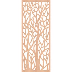 Ekena Millwork - WALWLAW - Lawrence Decorative Pierced Fretwork Wood Wall Panels