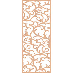 Ekena Millwork - WALWLEN - Lennon Decorative Pierced Fretwork Wood Wall Panels