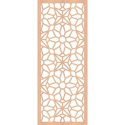 Ekena Millwork - WALWLOC - Lock Haven Decorative Pierced Fretwork Wood Wall Panels