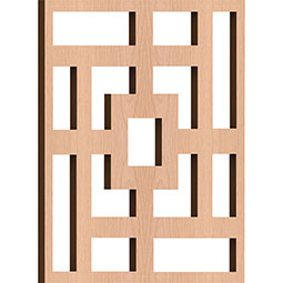 Ekena Millwork - WALWMON - Monessen Decorative Fretwork Wood Wall Panels