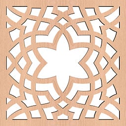 Ekena Millwork - WALWPAR - Paris Decorative Fretwork Wood Wall Panels