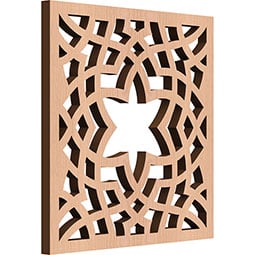 Ekena Millwork - WALWPAR - Paris Decorative Fretwork Wood Wall Panels