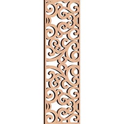 Ekena Millwork - WALWPOT - Potterville Decorative Pierced Fretwork Wood Wall Panels