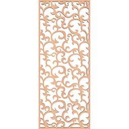 Ekena Millwork - WALWWLD - Wheatland Decorative Pierced Fretwork Wood Wall Panels
