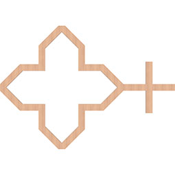 Ekena Millwork - WALWLRD - Laird Decorative Fretwork Wood Wall Panels