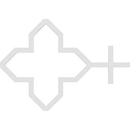 Ekena Millwork - WALPLRD - Laird Decorative Fretwork Wall Panels in Architectural Grade PVC