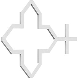 Ekena Millwork - WALPLRD - Laird Decorative Fretwork Wall Panels in Architectural Grade PVC