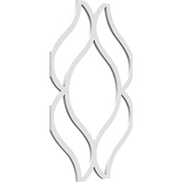 Ekena Millwork - WALPVIL - Villarreal Decorative Fretwork Wall Panels in Architectural Grade PVC