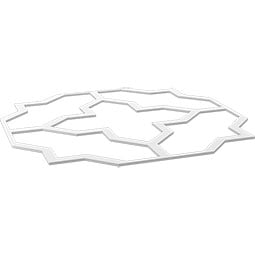 Ekena Millwork - CELPLRD - Laird Decorative Fretwork Ceiling Panels in Architectural Grade PVC