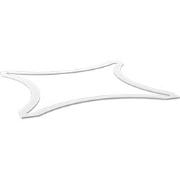 Ekena Millwork - CELPLEY - Lilley Decorative Fretwork Ceiling Panels in Architectural Grade PVC