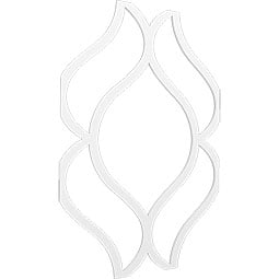 Ekena Millwork - CELPVIL - Villarreal Decorative Fretwork Ceiling Panels in Architectural Grade PVC