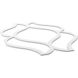 Ekena Millwork - CELPVIL - Villarreal Decorative Fretwork Ceiling Panels in Architectural Grade PVC