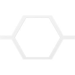 Ekena Millwork - CELPWST - Westmore Decorative Fretwork Ceiling Panels in Architectural Grade PVC