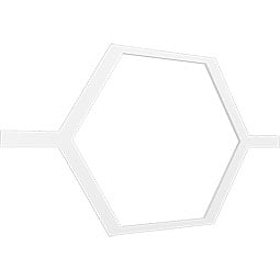 Ekena Millwork - CELPWST - Westmore Decorative Fretwork Ceiling Panels in Architectural Grade PVC