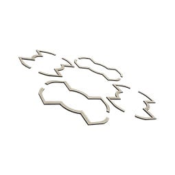 Ekena Millwork - CELWAND - Anderson Decorative Fretwork Wood Ceiling Panels