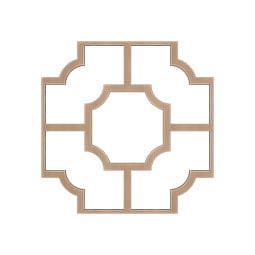 Ekena Millwork - CELWBRD - Bradley Decorative Fretwork Wood Ceiling Panels