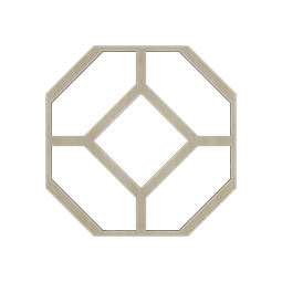 Ekena Millwork - CELWCAM - Cameron Decorative Fretwork Wood Ceiling Panels