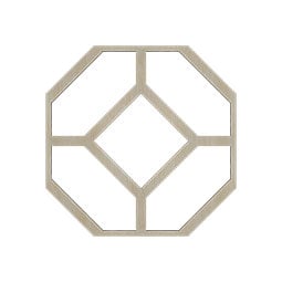 Ekena Millwork - CELWCAM - Cameron Decorative Fretwork Wood Ceiling Panels