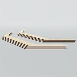 Ekena Millwork - CELWCAM - Cameron Decorative Fretwork Wood Ceiling Panels