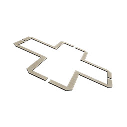 Ekena Millwork - CELWFLR - Fowler Decorative Fretwork Wood Ceiling Panels