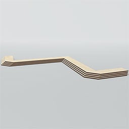 Ekena Millwork - CELWFLR - Fowler Decorative Fretwork Wood Ceiling Panels