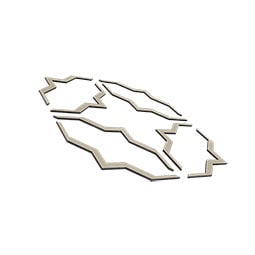 Ekena Millwork - CELWLRD - Laird Decorative Fretwork Wood Ceiling Panels