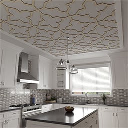 Ekena Millwork - CELWLRD - Laird Decorative Fretwork Wood Ceiling Panels