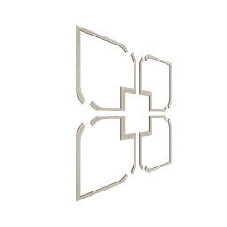 Ekena Millwork - CELWOLV - Olivia Decorative Fretwork Wood Ceiling Panels