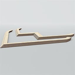 Ekena Millwork - CELWOLV - Olivia Decorative Fretwork Wood Ceiling Panels