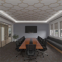 Ekena Millwork - CELWWDL - Woodall Decorative Fretwork Wood Ceiling Panels