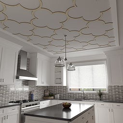 Ekena Millwork - CELWWDL - Woodall Decorative Fretwork Wood Ceiling Panels