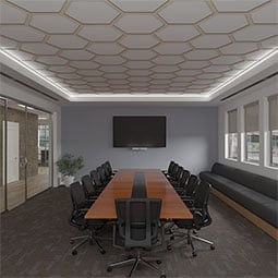 Ekena Millwork - CELWWST - Westmore Decorative Fretwork Wood Ceiling Panels