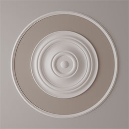 Ekena Millwork - CR50TR_P - 50 3/8"OD x 47 1/4"ID x 1 5/8"W x 3/4"P Traditional Ceiling Ring