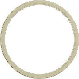 Ekena Millwork - CR70PM_P - 71 1/4"OD x 62 3/4"ID x 4 1/4"W x 1 3/8"P Palmetto Ceiling Ring