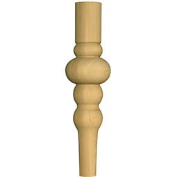 Osborne Wood Products, Inc. - OCCTLDD - Decor and the Dog Coffee Table Leg