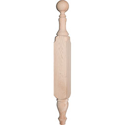 Osborne Wood Products, Inc. - OSCBFBBP - Cannonball Footboard Bedpost
