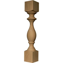 Osborne Wood Products, Inc. - OSTLCD - Country Dining Table Leg