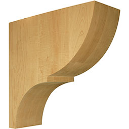 Osborne Wood Products, Inc. - OSTBPD2075X7X21SM - 20 3/4"H x 7"W x 21"D Massive Hood Corbel, Soft Maple