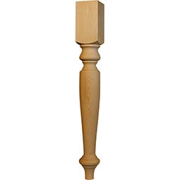 Osborne Wood Products, Inc. - OSDTLEC - English Country Dining Table Leg