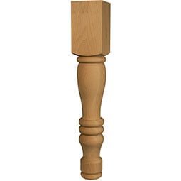 Osborne Wood Products, Inc. - OSDTLWGC - Wood Grain Cottage Dining Table Leg