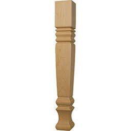 Osborne Wood Products, Inc. - OSDTLSQF - Square Farm Dining Table Leg