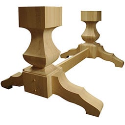 Osborne Wood Products, Inc. - OSDPKTOW - Tall Old World Double Pedestal Kit