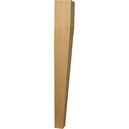 Osborne Wood Products, Inc. - OSDTLTST - Two Sided Tapered Dining Table Leg
