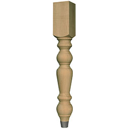 Osborne Wood Products, Inc. - OSDTLTRDH - Traditional Husky Dining Table Leg