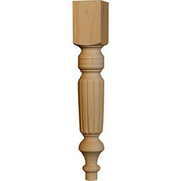 Osborne Wood Products, Inc. - OSCTLOW - Old World Coffee Table Leg