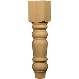 Osborne Wood Products, Inc. - OSCTLCTNRYH - Husky Country Coffee Table Leg