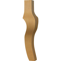 Osborne Wood Products, Inc. - OSCTLCBRL - Cabriole Coffee Table Leg