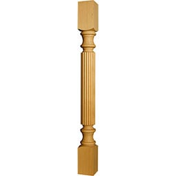 Osborne Wood Products, Inc. - OSIPNRWREED - Narrow Reeded Island Post